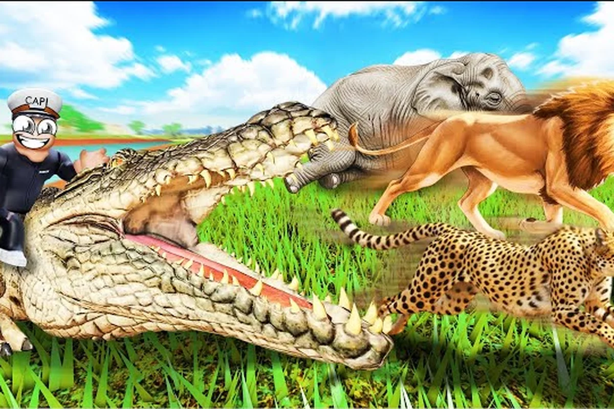 Savannah Life Di Mana Buaya Muncul: Peta Sungai dan Bioma